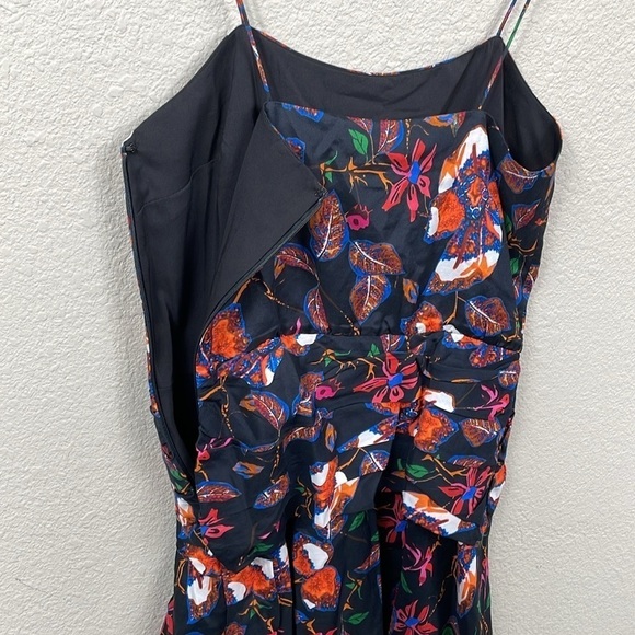 NWT Derek Lam 10 Crosby Floral Camisole Flounce Hem Mini Dress Sz 2 - Picture 7 of 14